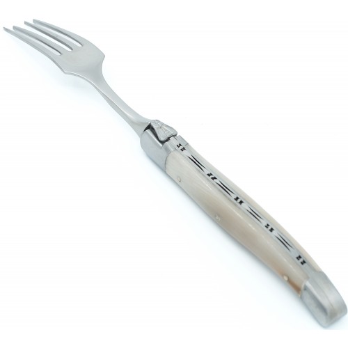 Table forks in blonde horn tip