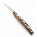 Couteau Laguiole 10cm Plein manche en pistachier