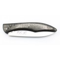 Couteau Le Loki 12cm plein manche en Fibre de carbone
