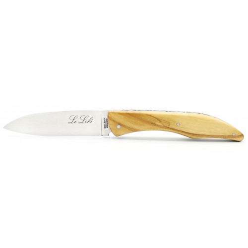 Couteau Le Loki 12cm plein manche en olivier