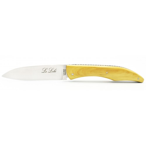 Folding knife Le Loki 12cm full handle in boxwood