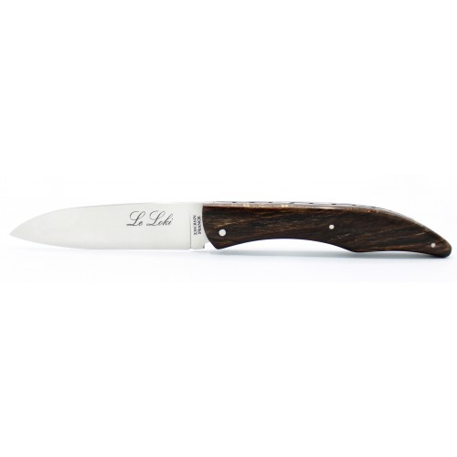Folding knife Le Loki 12cm full handle in chocolate beech wood