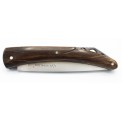 Pocket knife l'Espalion Lady bridge in dark brown beech wood