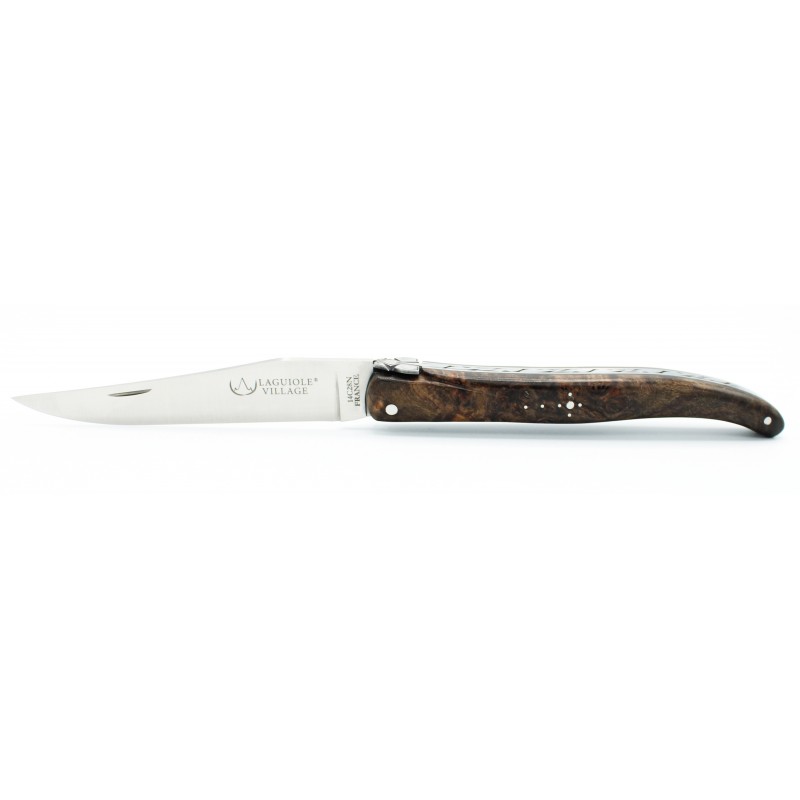 Laguiole pocket knife 12cm full handle in walnut