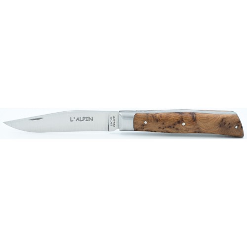 Couteau L'Alpin classique en thuya