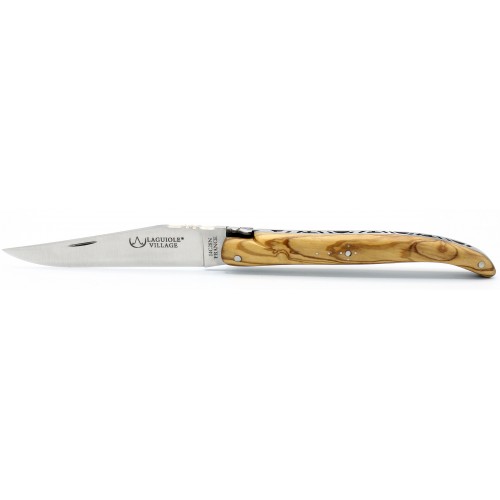 Laguiole pocket knife 11cm full handle in olivewood
