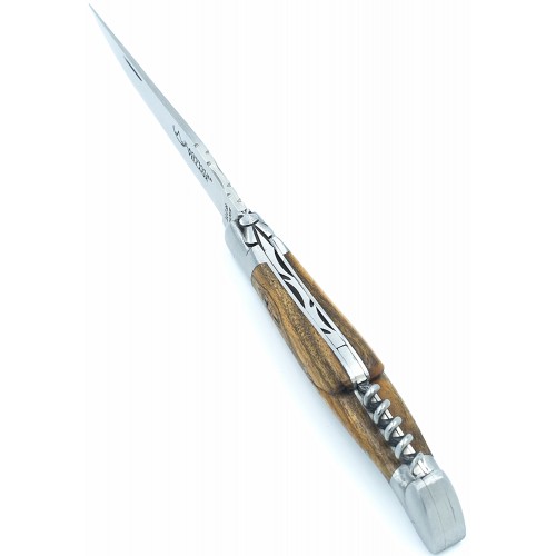 Couteau de Laguiole en bocotte 12 cm avec tire-bouchon