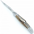 Couteau de Laguiole en pistachier 12 cm avec tire-bouchon