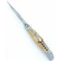 Couteau de Laguiole en bocotte 12 cm avec tire-bouchon