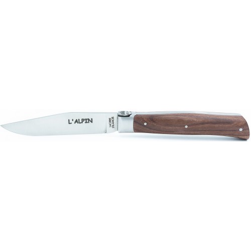 Pocket knife l'Alpin with the Mont Blanc spring in kingtwood