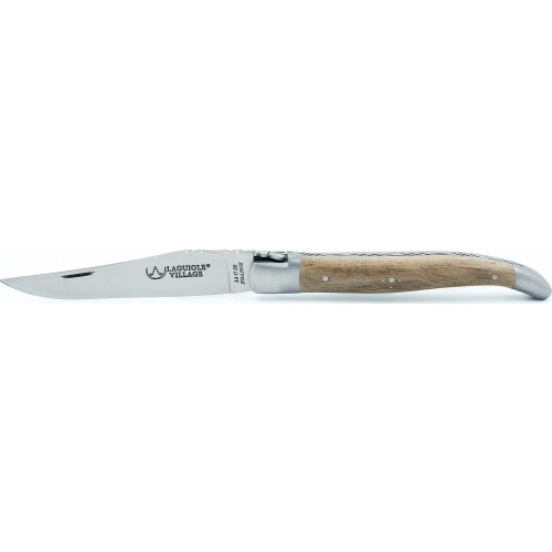 Laguiole pocket knife 11 cm 2 bolsters in walnut