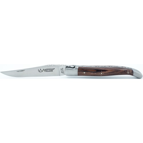 Laguiole pocket knife 11 cm 2 bolsters in kingwood